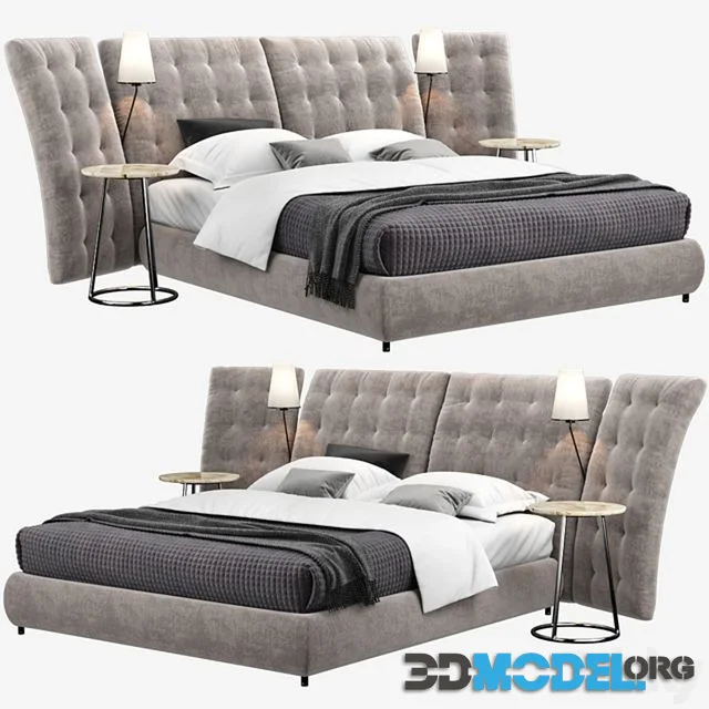 Angle bed