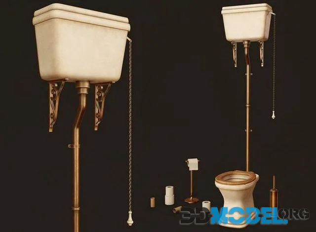 Antique Toilet (PBR)