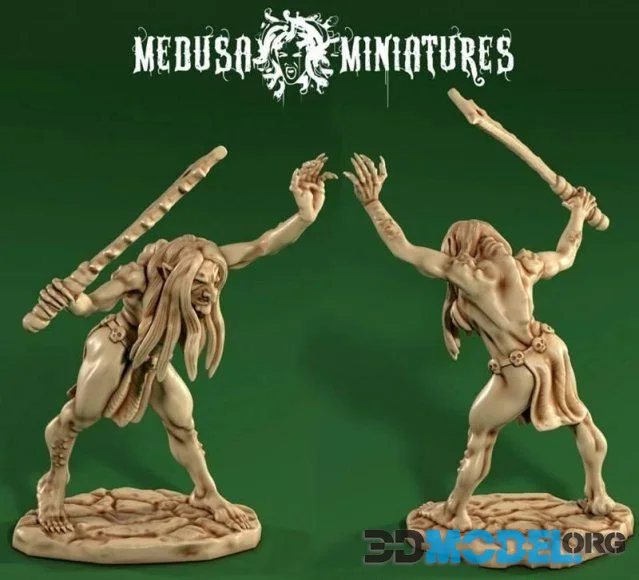 Classic Style Troll Hag with Sword