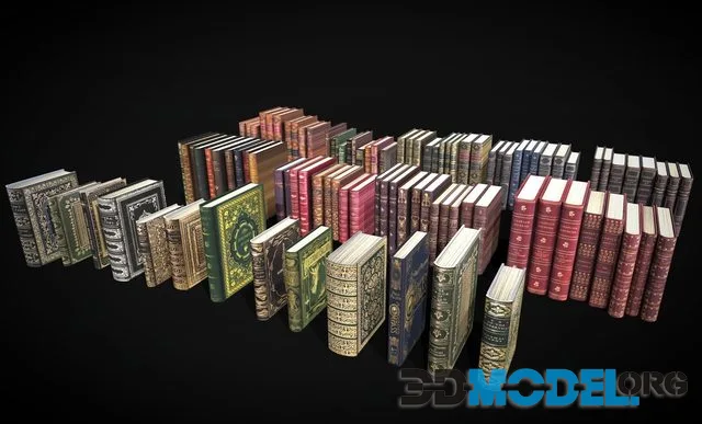 Elegan Old Book Pack (PBR)