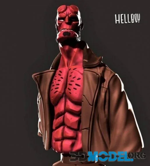 Hellboy Bust