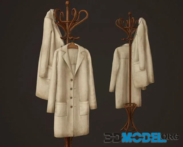 Hospital Coat Rack (PBR)
