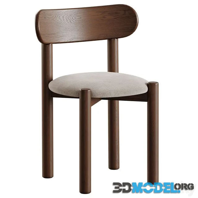 Nebai chair with hard and soft back