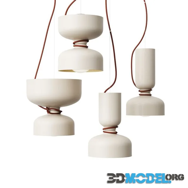 Spotlight Volumes Pendant Combo A by ANDlight