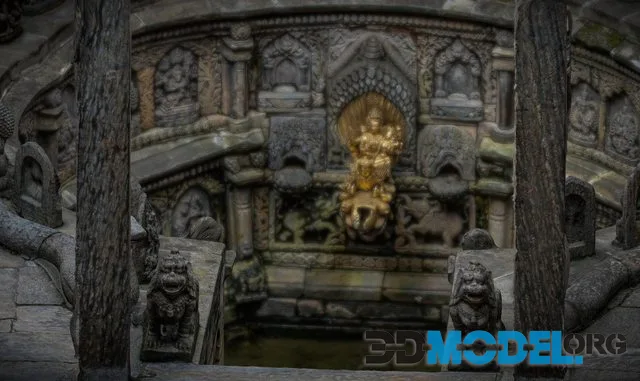 Tusha Hiti Patan Durbar Square (PBR)