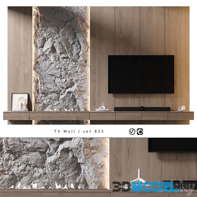 TV Wall set 825