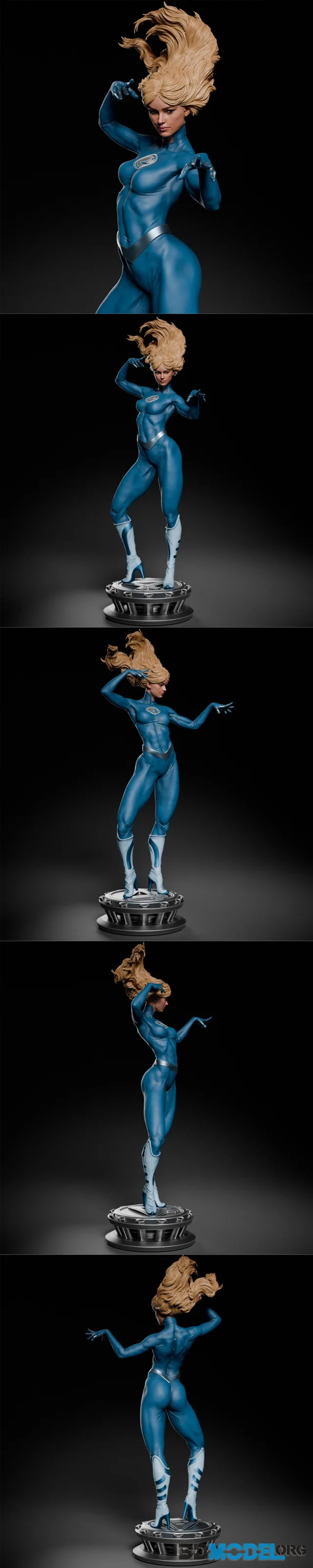 Ca 3d Studios - Invisible Woman – Printable