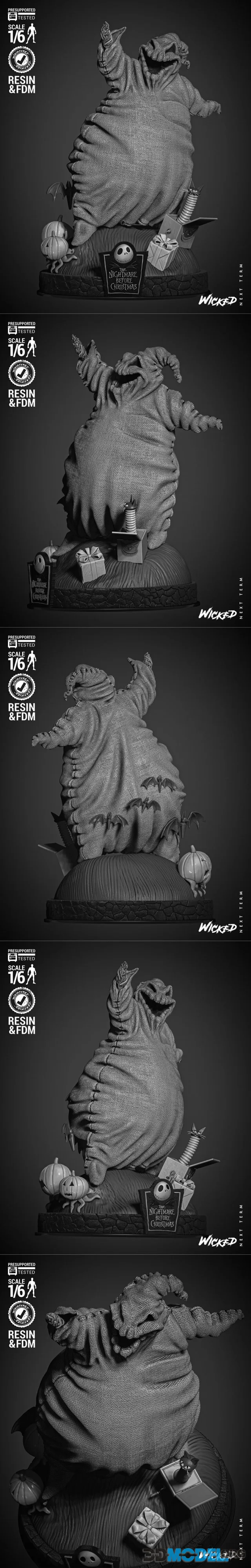 WICKED - Oogie Boogie Sculpture – Printable