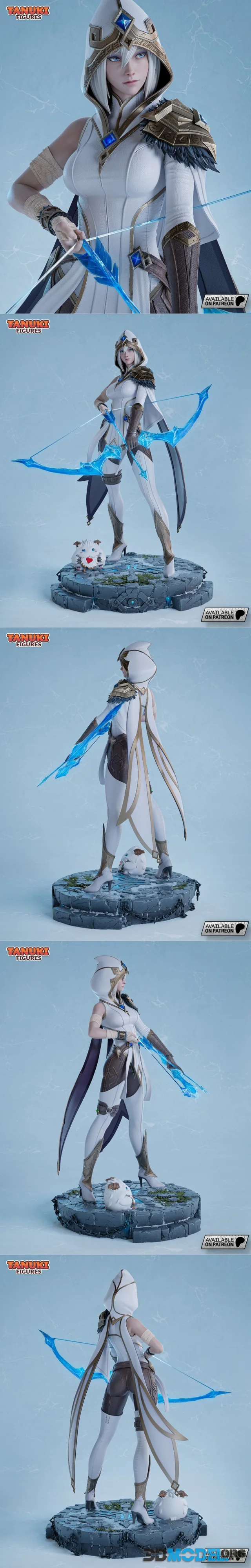 Tanuki Figures - Ashe Fullsize – Printable