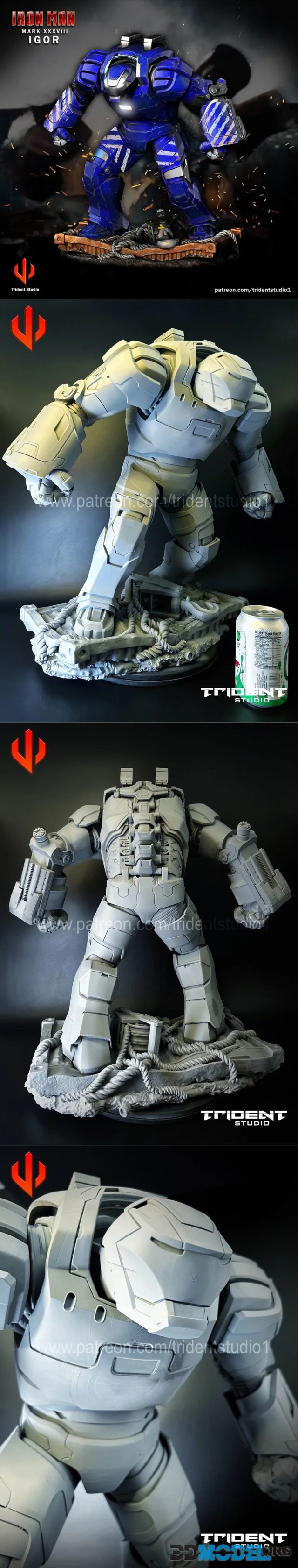 Iron Man MK38 Igor 19 Inches – Printable
