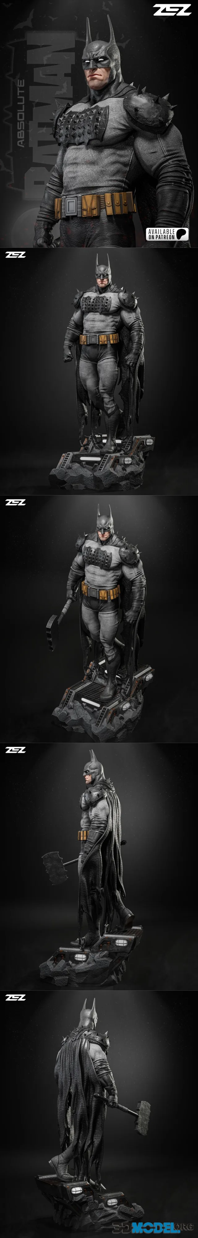 ZEZ Studios - Batman Sculpture and Bust – Printable