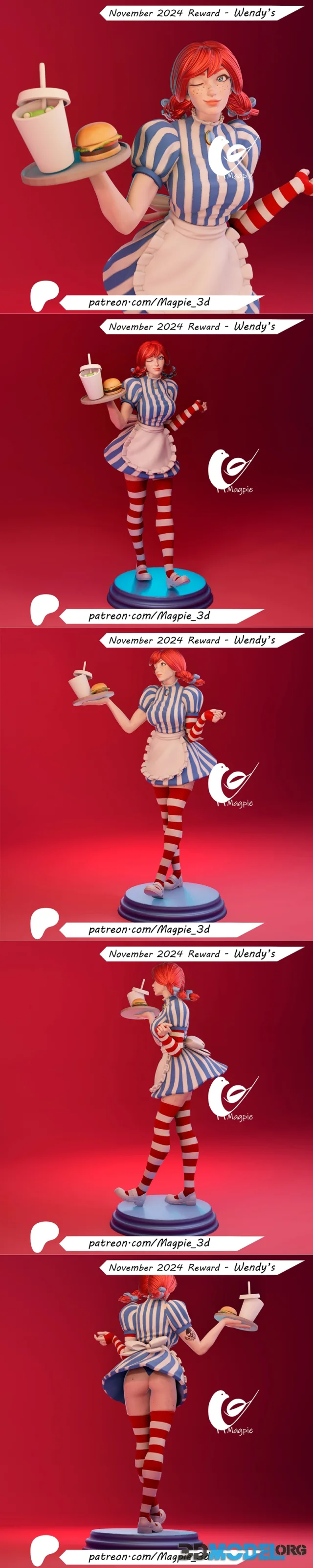Wendy Thomas Mascot – Printable