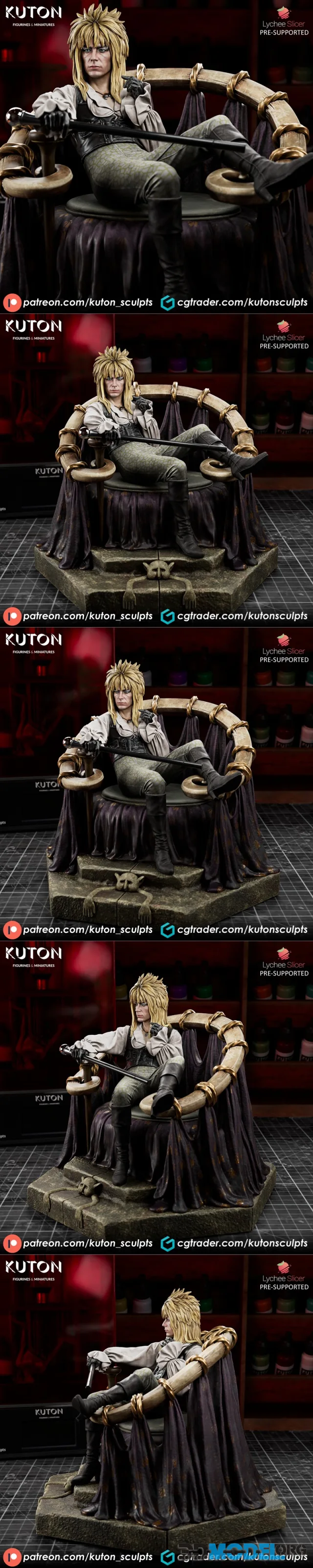 Kuton Figurines - Goblin King – Printable
