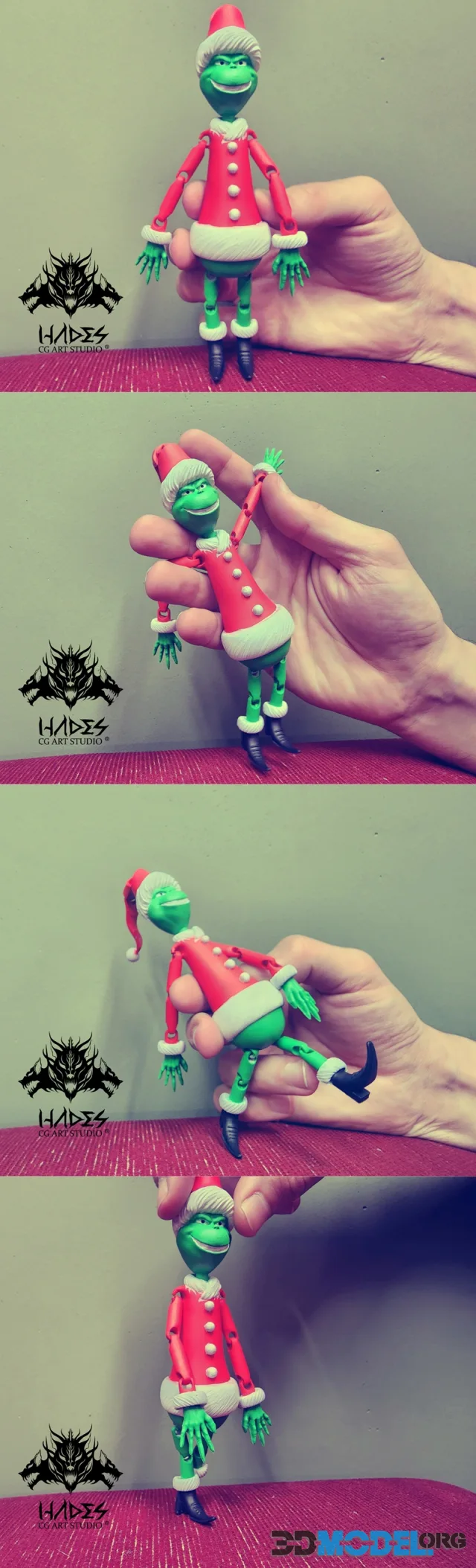 Grinch Santa Claus – Printable