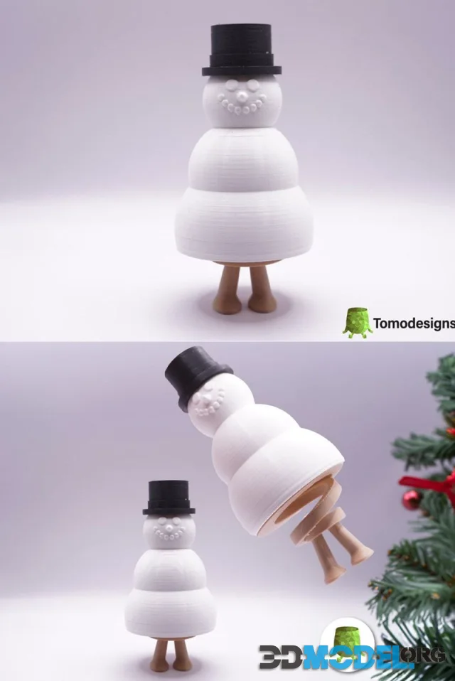 Jumpy Snowman – Printable