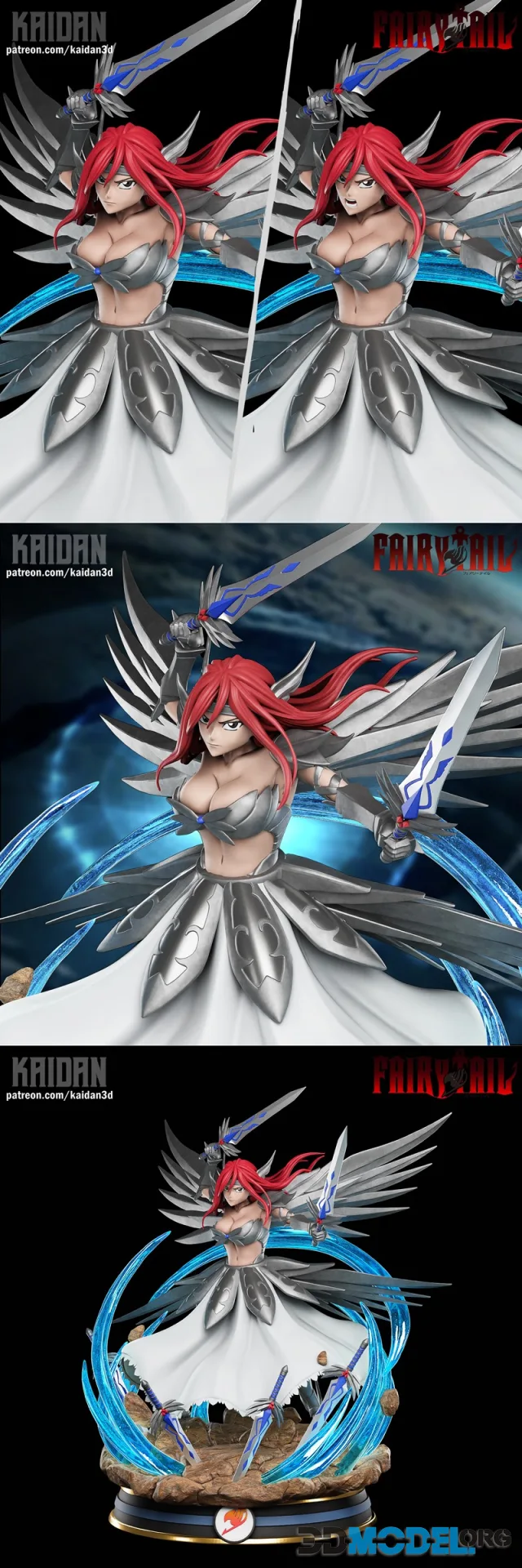Kaidan3D - Erza – Printable