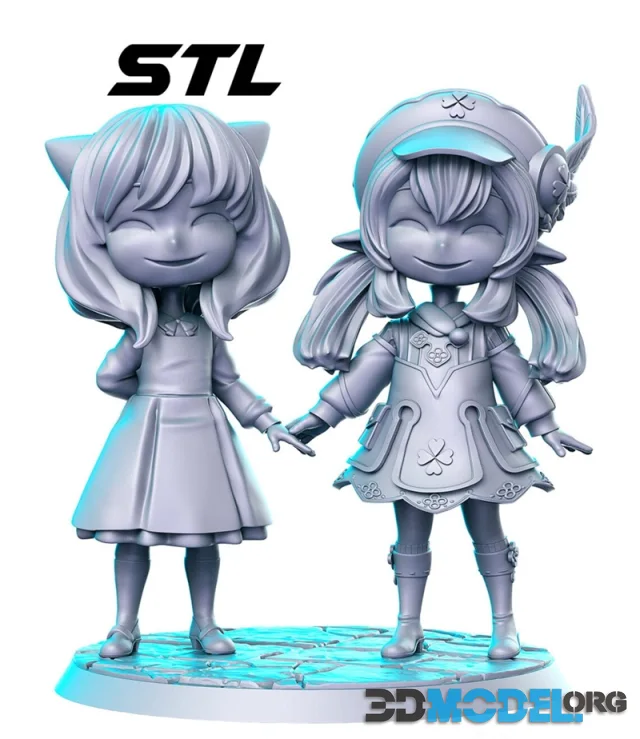 Anya and Klee – Printable