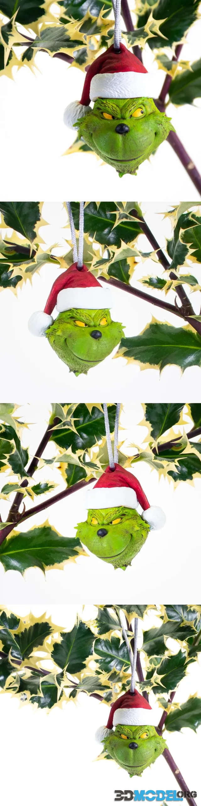 Grinch Christmas ornament – Printable