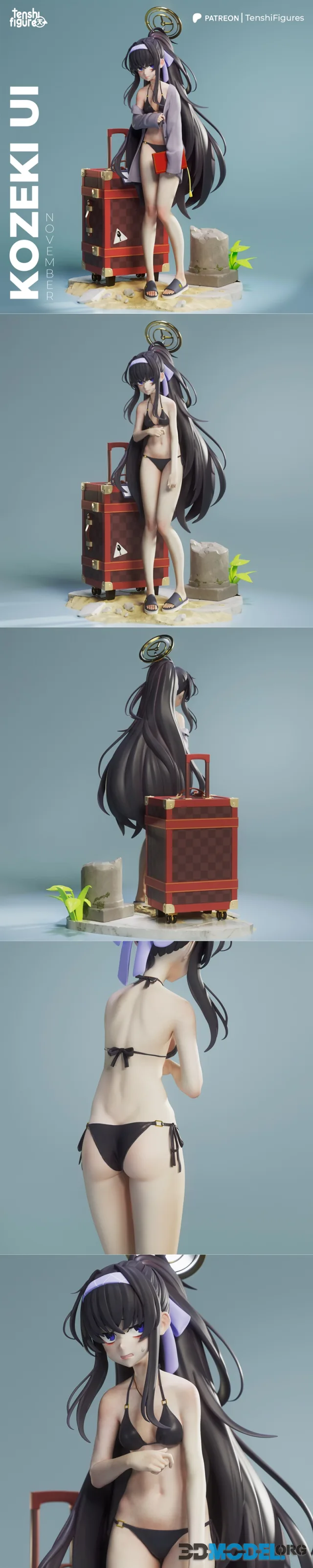 Tenshi Figures - Kozeki Ui – Printable