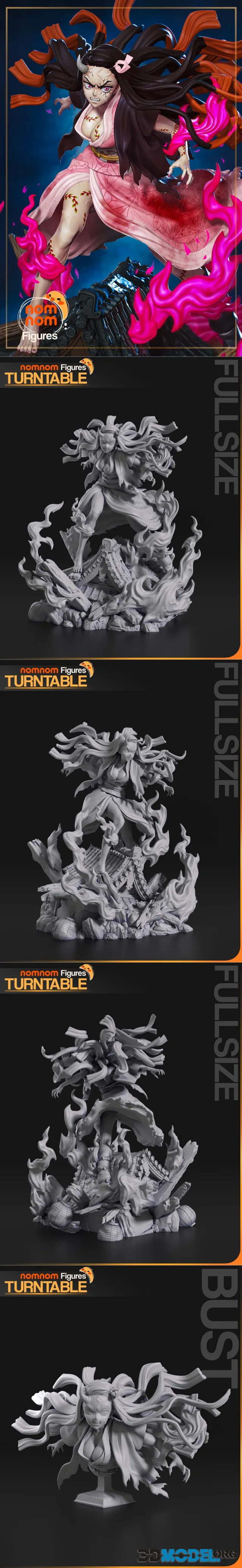Nomnom Figures - Nezuko – Printable