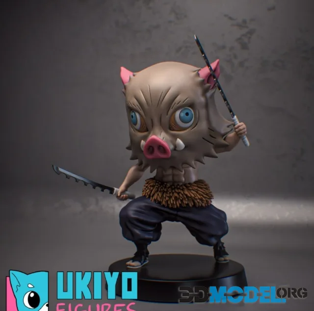 Uyiko Figure - Inosuke (Chibi) – Printable