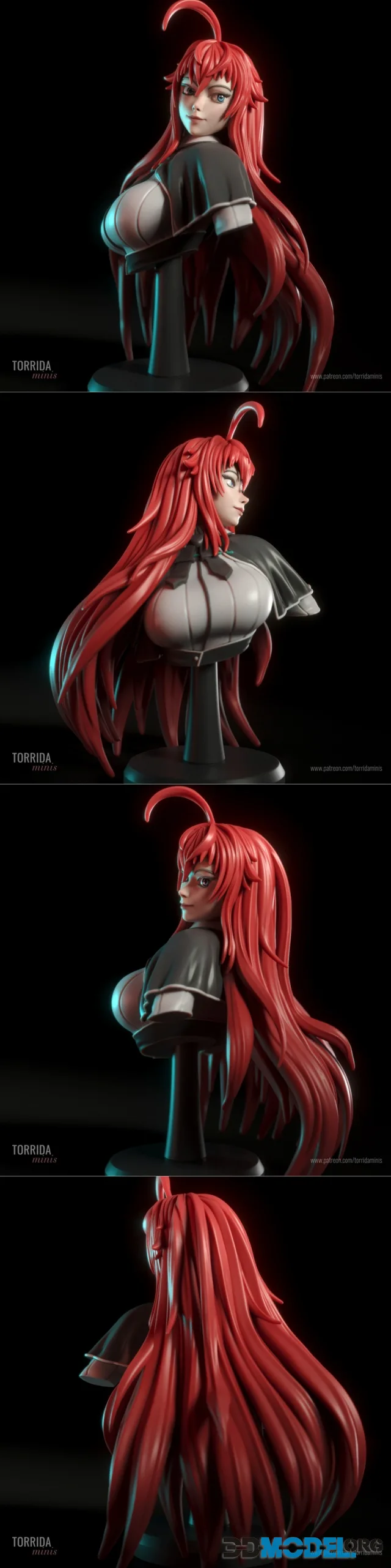 Torrida Minis - Rias Gremory Busto – Printable