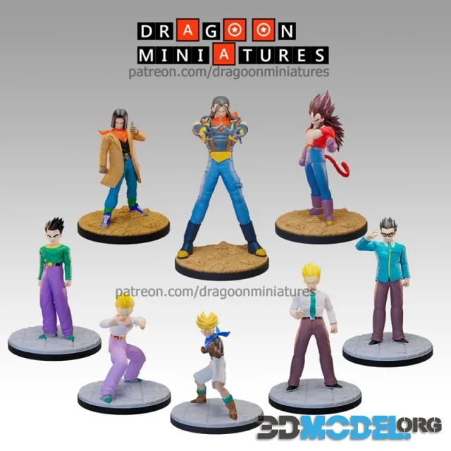 Dragoon Miniatures - GT Pack 4 – Printable