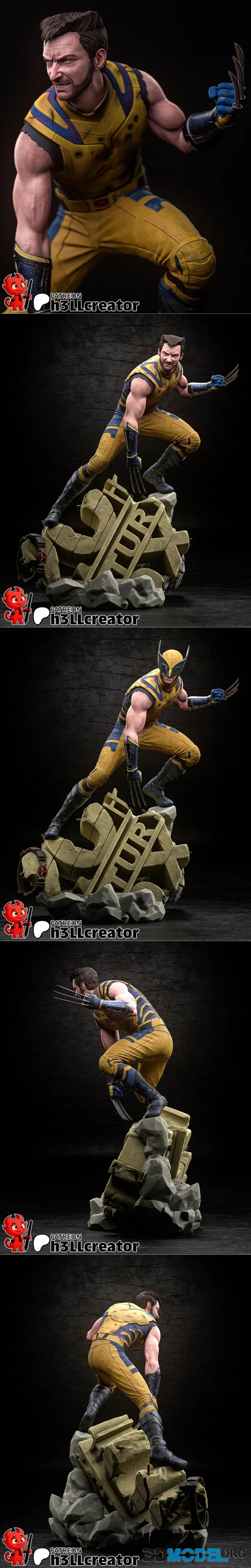 h3LL creator - Wolverine (Hugh Jackman) – Printable