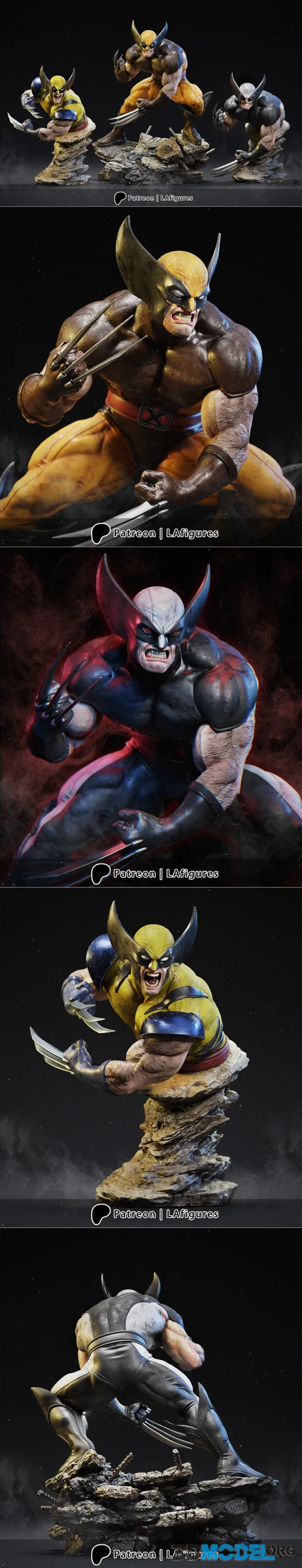 L.A. Figures - Wolverine - X-Men (New Version) – Printable