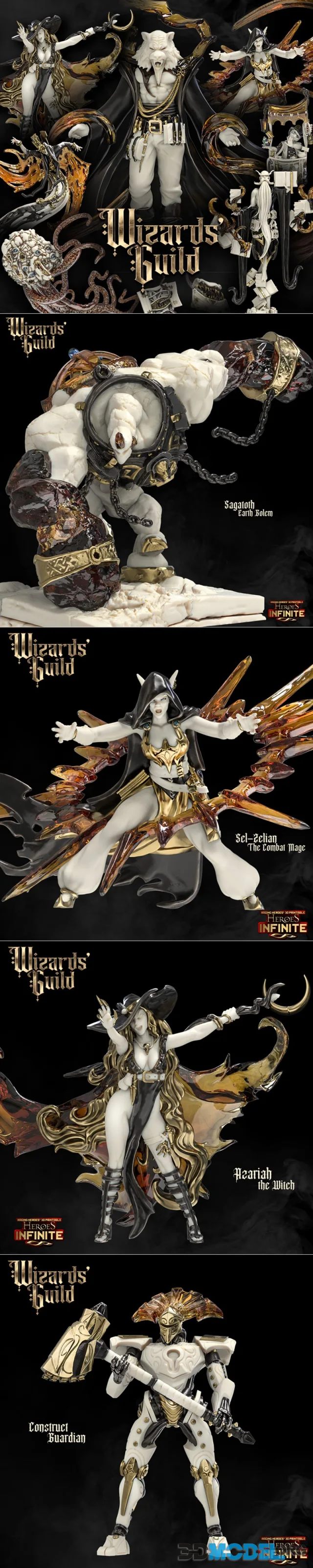 Heroes Infinite - Wizards Guild Overlord – Printable