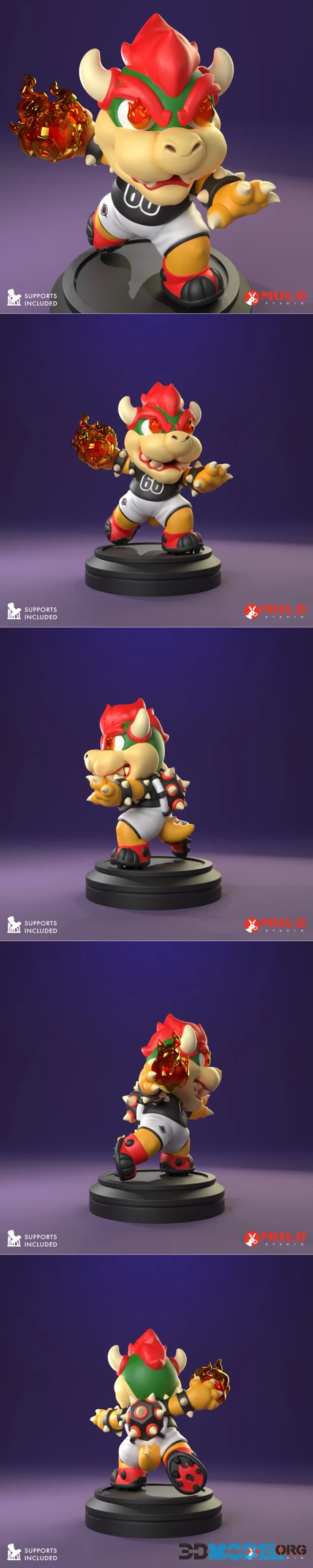 Mulo Studio - Chibi Striker Bowser – Printable