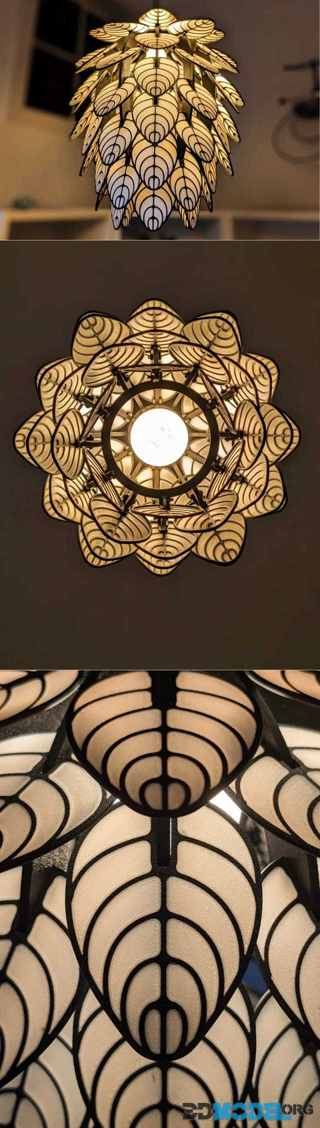 Lamp Shade Leaf - fully – Printable