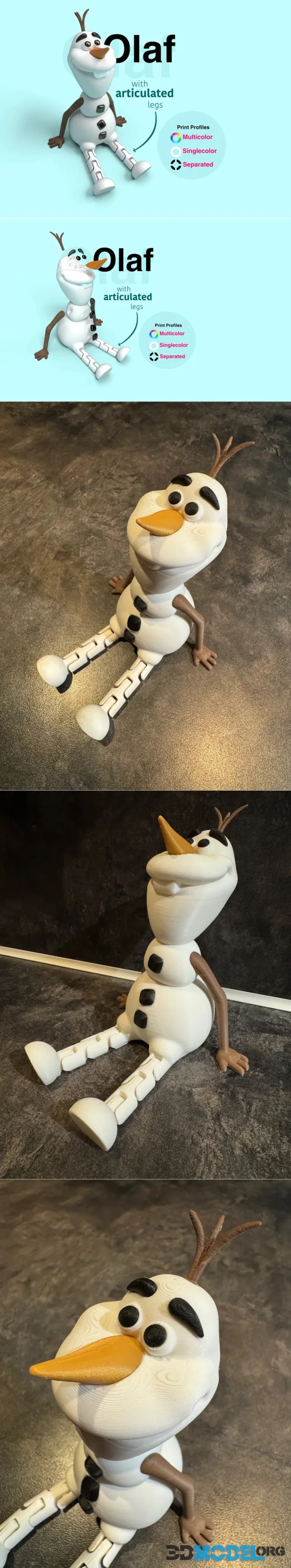 Articulated Olaf – Printable