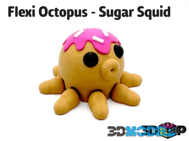 Flexi Kawaii Octopus - Sugar Squid – Printable