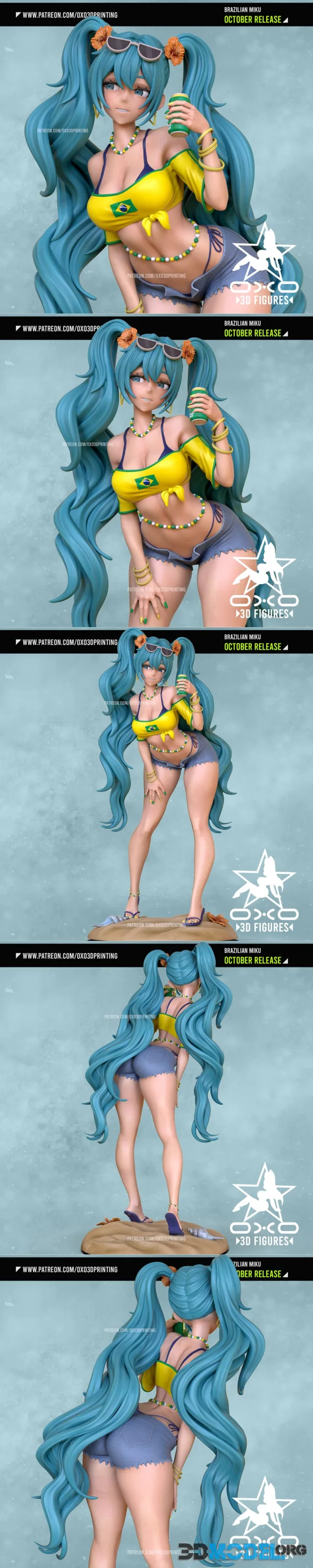 OXO3D Figures - Brazilian Miku – Printable