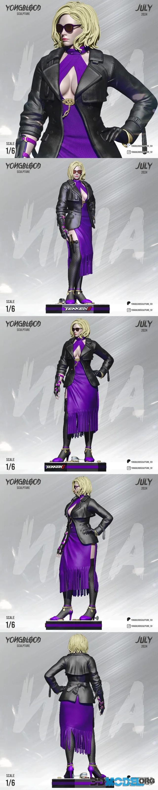 Yongblood Sculpture - Nina Williams – Printable