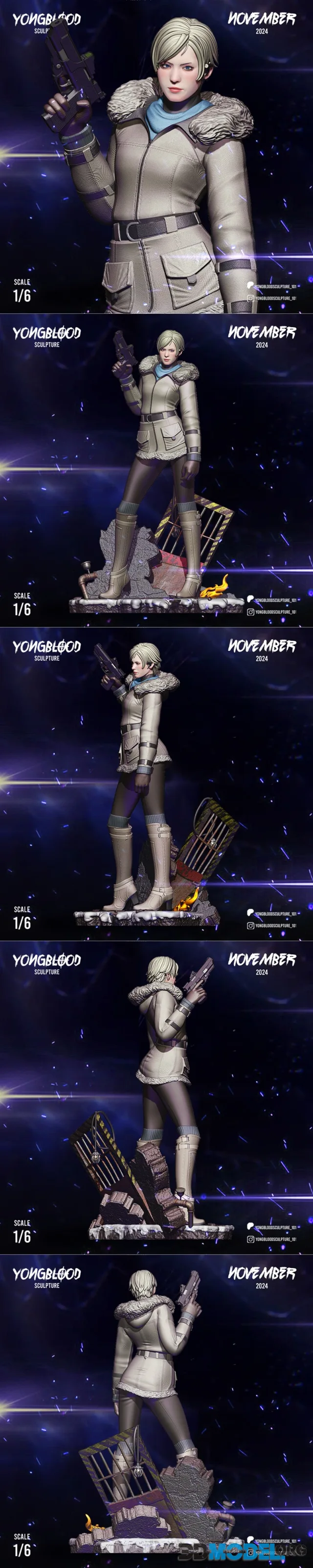 Yongblood Sculpture - Sherry Birkin – Printable