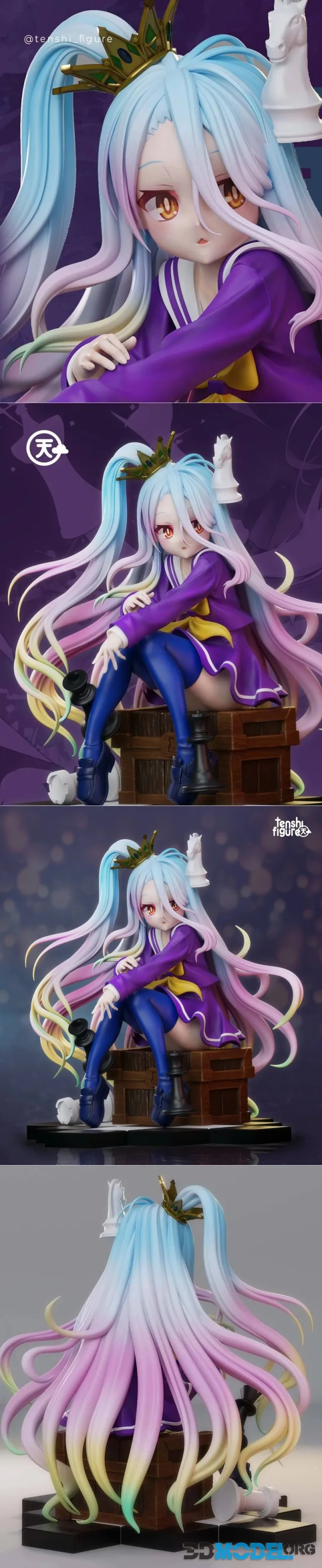Shiro-No game no life – Printable