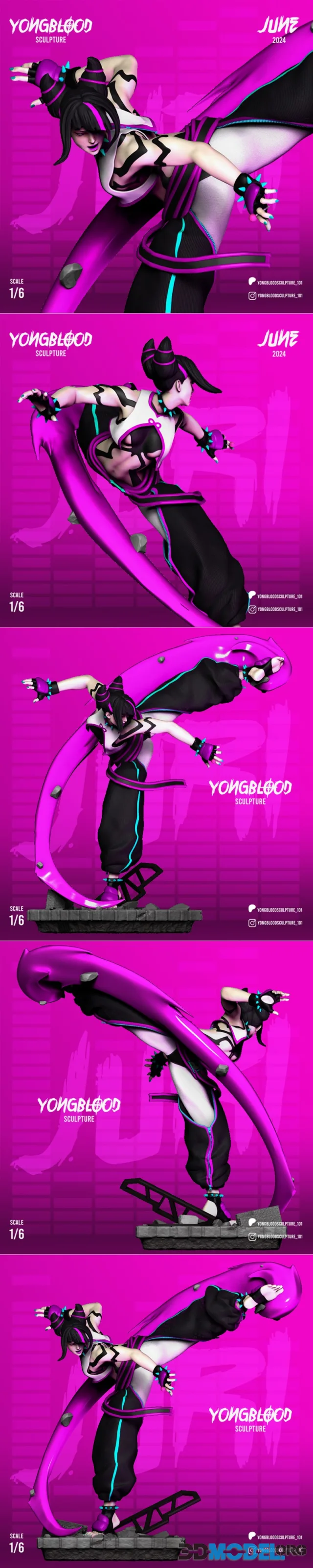 Yongblood Sculpture - Juri – Printable