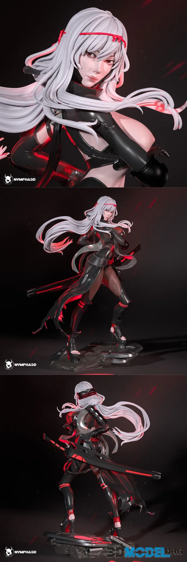 Nympha3D - NIKKE - Scarlet Black Shadow – Printable