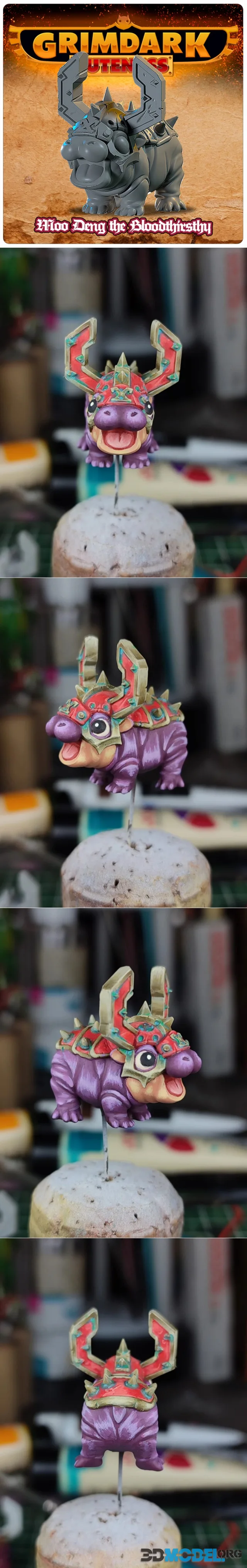 Moo Deng the Bloodthirsthy – Printable