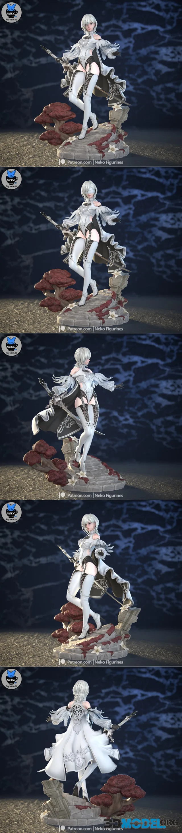 Neko Figurines - Nier - YoRHa No.10 Type H – Printable