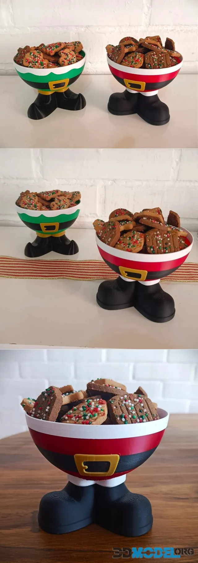 Christmas Feet Bowl - Santa Elf – Printable