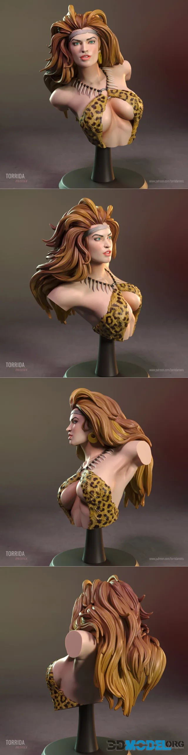 Torrida Minis - Shanna bust – Printable