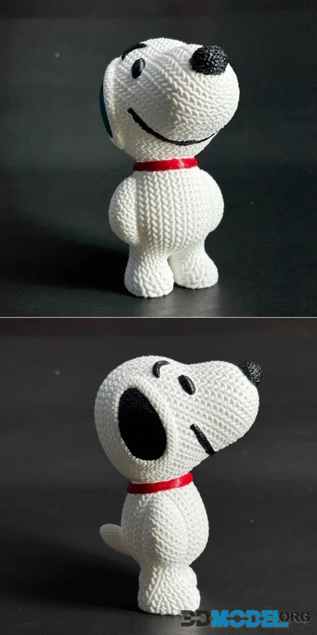 Knitted Snoopy – Printable