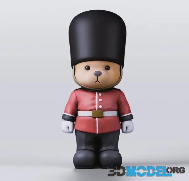 Teddy Bear British Royal Guard – Printable