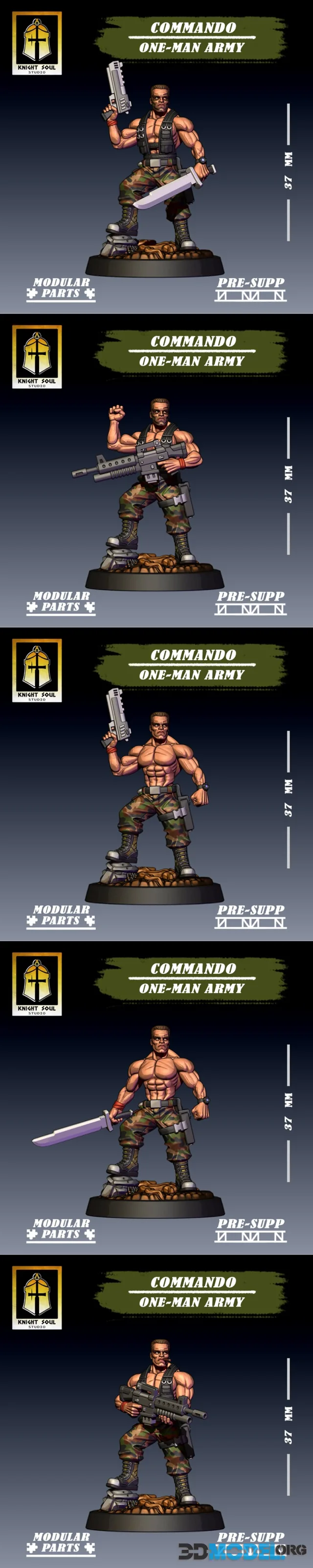 Commando One Man Army – Printable