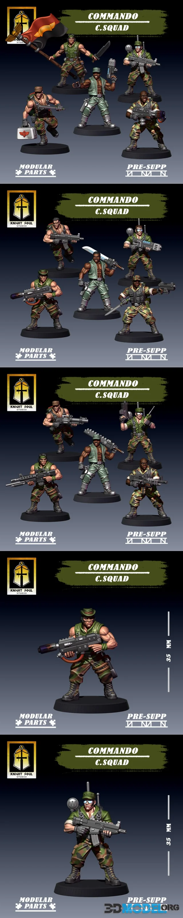 Commando - Command Squad – Printable