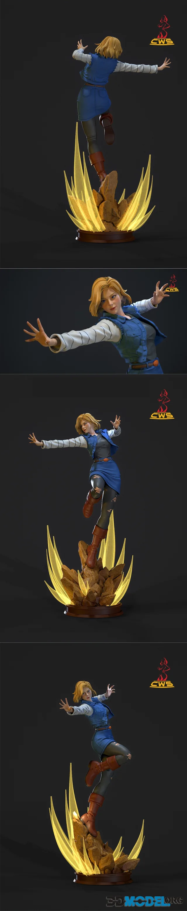 CW Studios - Dragon Ball - Android 18 – Printable