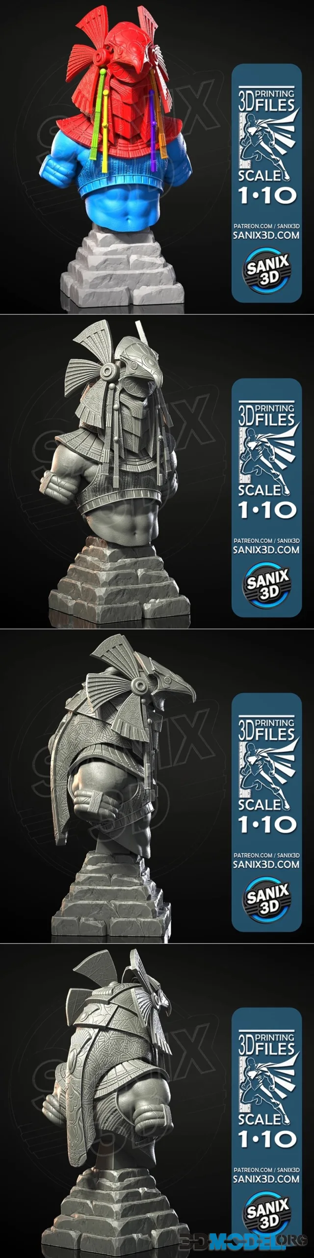 Sanix - Stargate - Horus Goard Bust – Printable